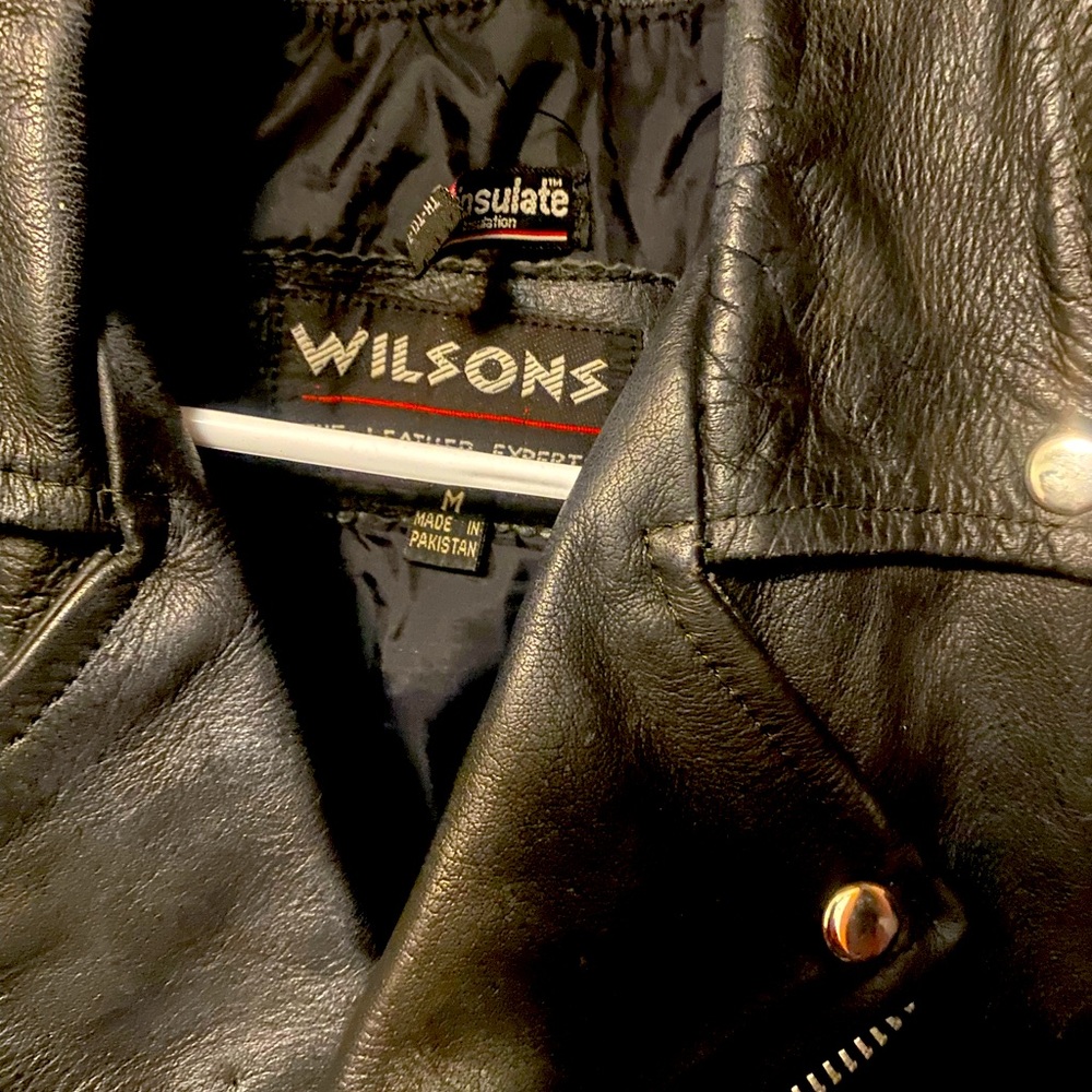 Wilsons leather classic moto jacket